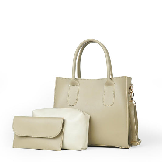 catchy bag set of 3 beige - astorebags.pk