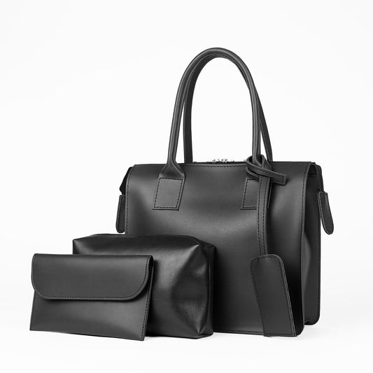 Clever set of 3 Bag Black - astorebags.pk