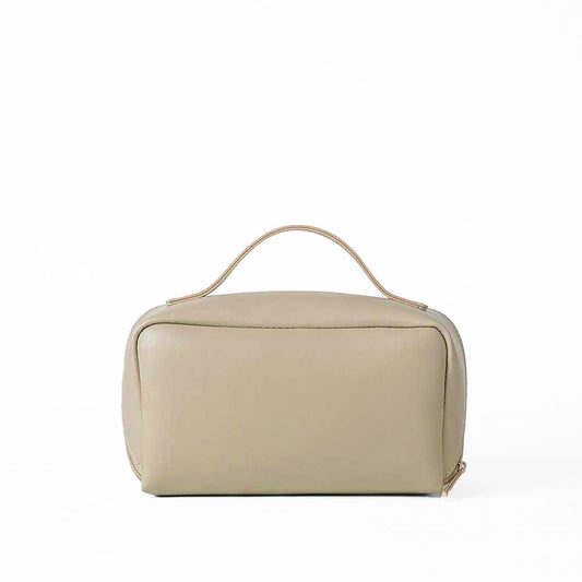 Large Capacity Travel Cosmetic Bag Beige - astorebags.pk