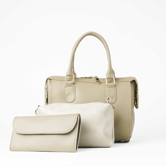 Olive Bag Set of 3 Beige - astorebags.pk