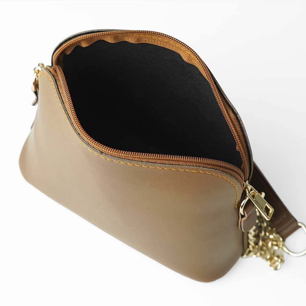 Pouch Size Shoulder Bag Brown - astorebags.pk