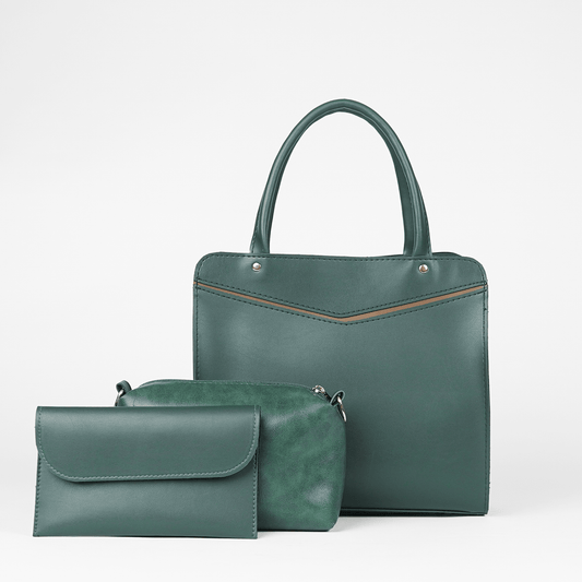 Smart set of 3 Bag green - astorebags.pk