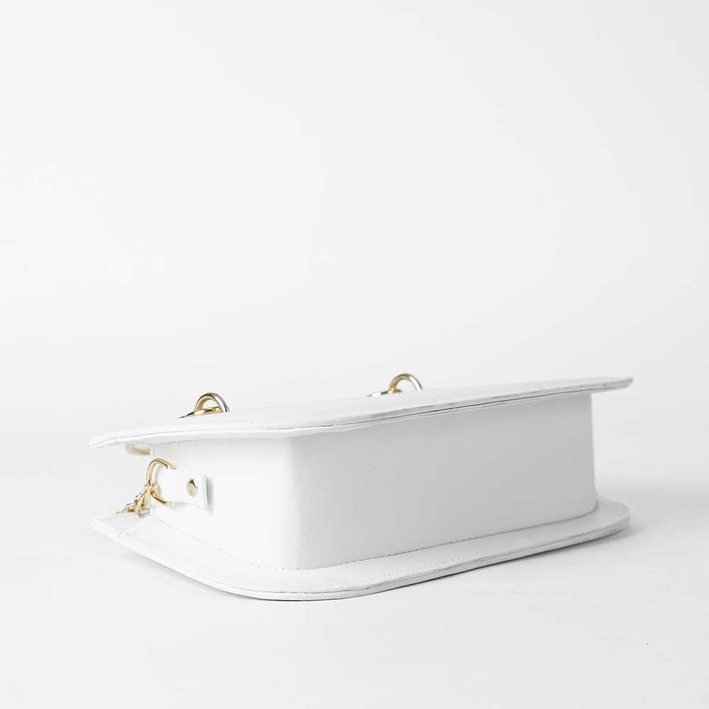Corvette Bag (White Plain) - astorebags.pk