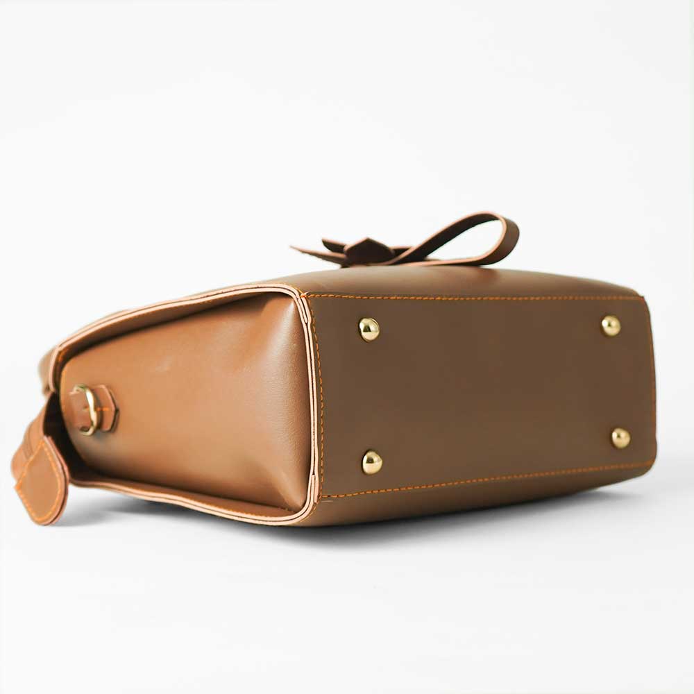 Floweret Bag Brown - astorebags.pk