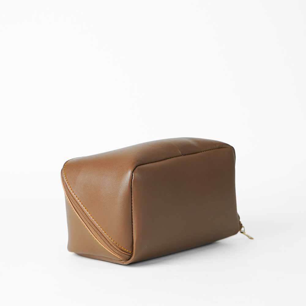Large Capacity Travel Cosmetic Bag Brown - astorebags.pk