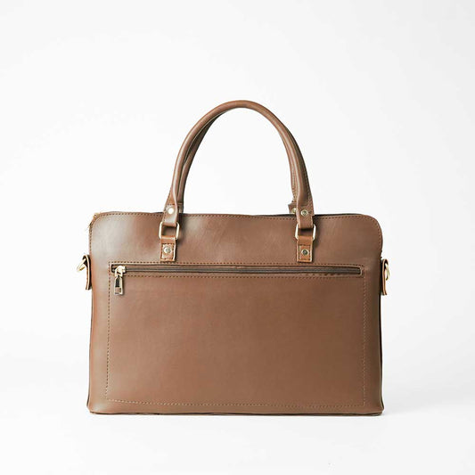 Slik Laptop Bag Brown - astorebags.pk