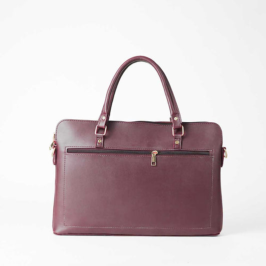 Slik Laptop Bag Maroon - astorebags.pk