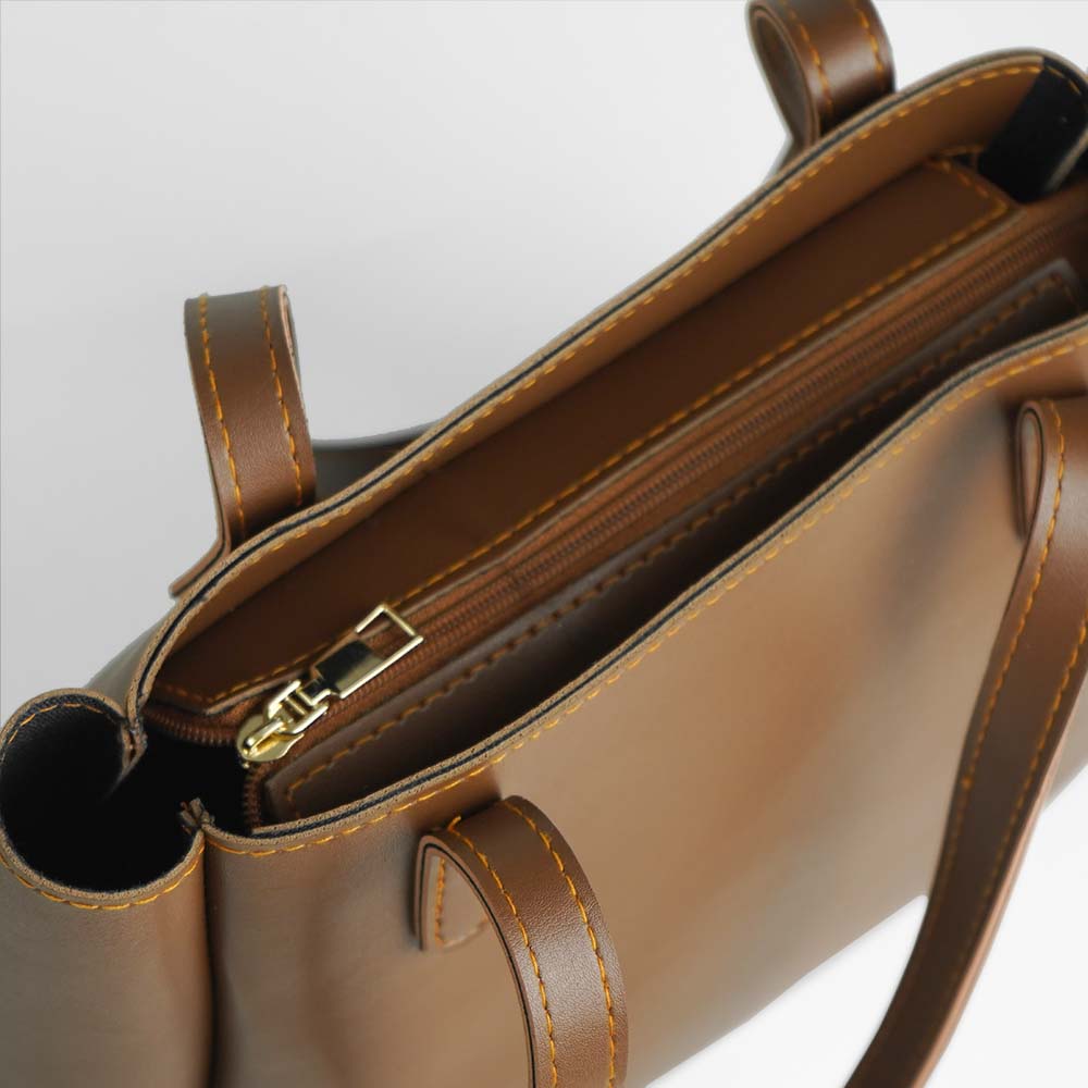 Wide set of 2 Bag Brown