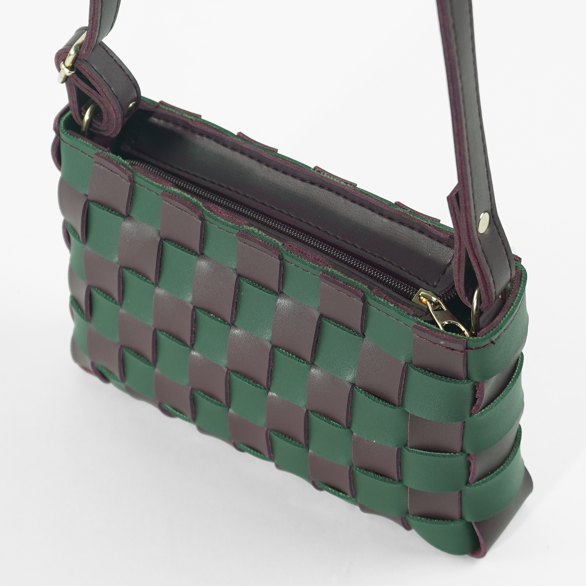 Cot Bag (Maroon & Green)