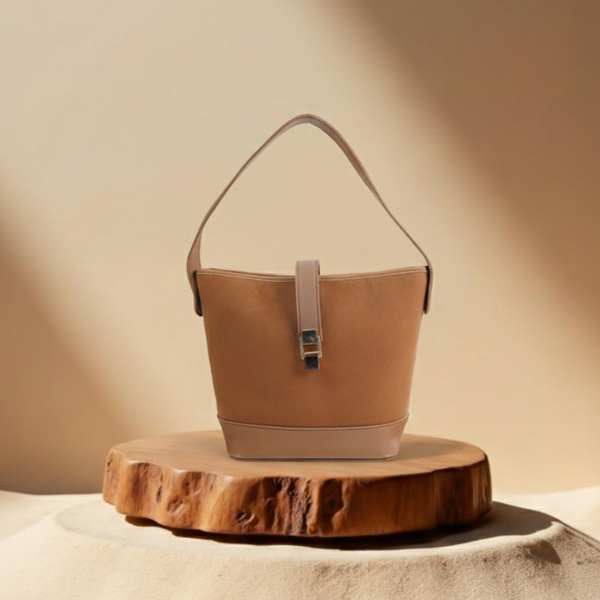 Solea Bucket Bag Brown