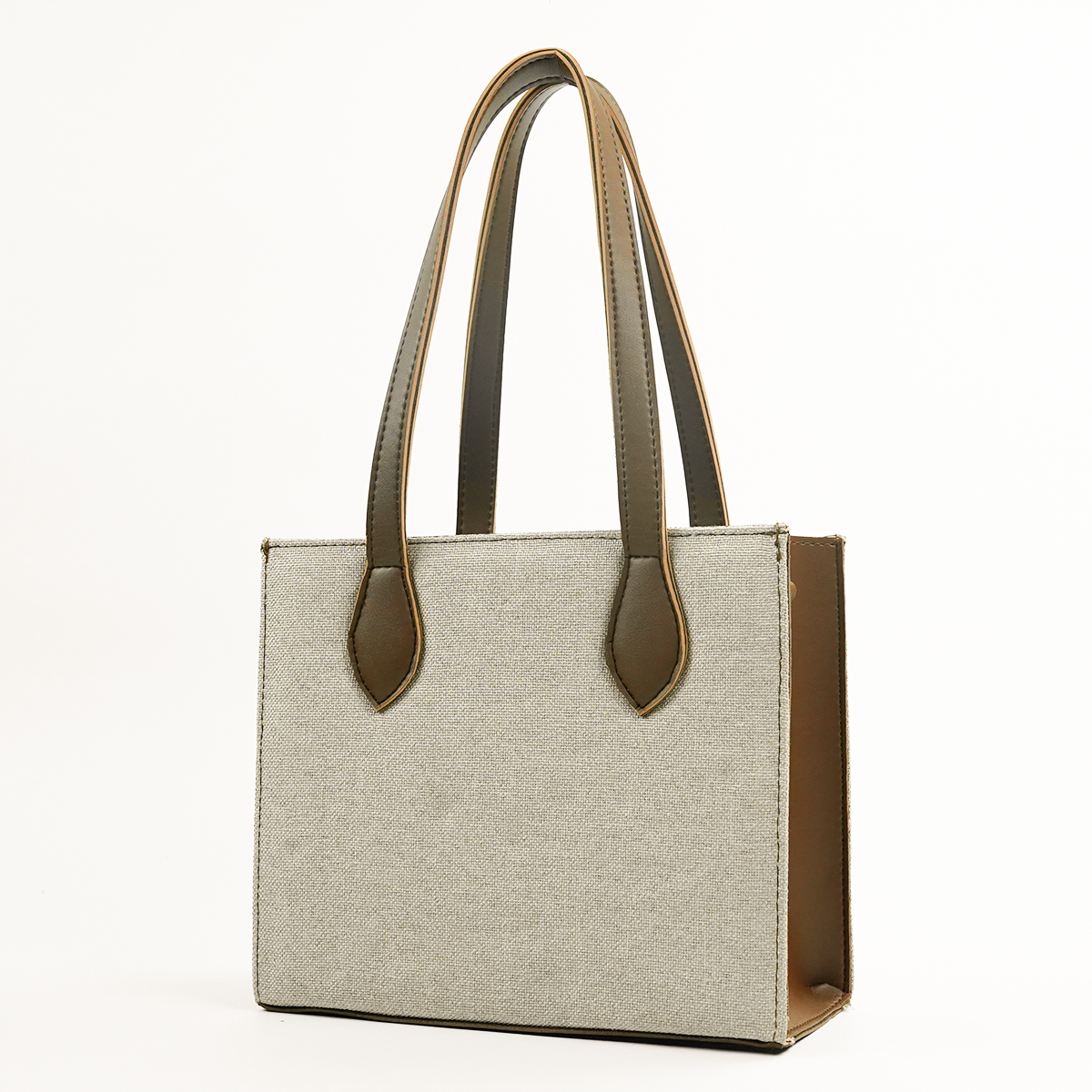 Box Canvas Beige & Brown