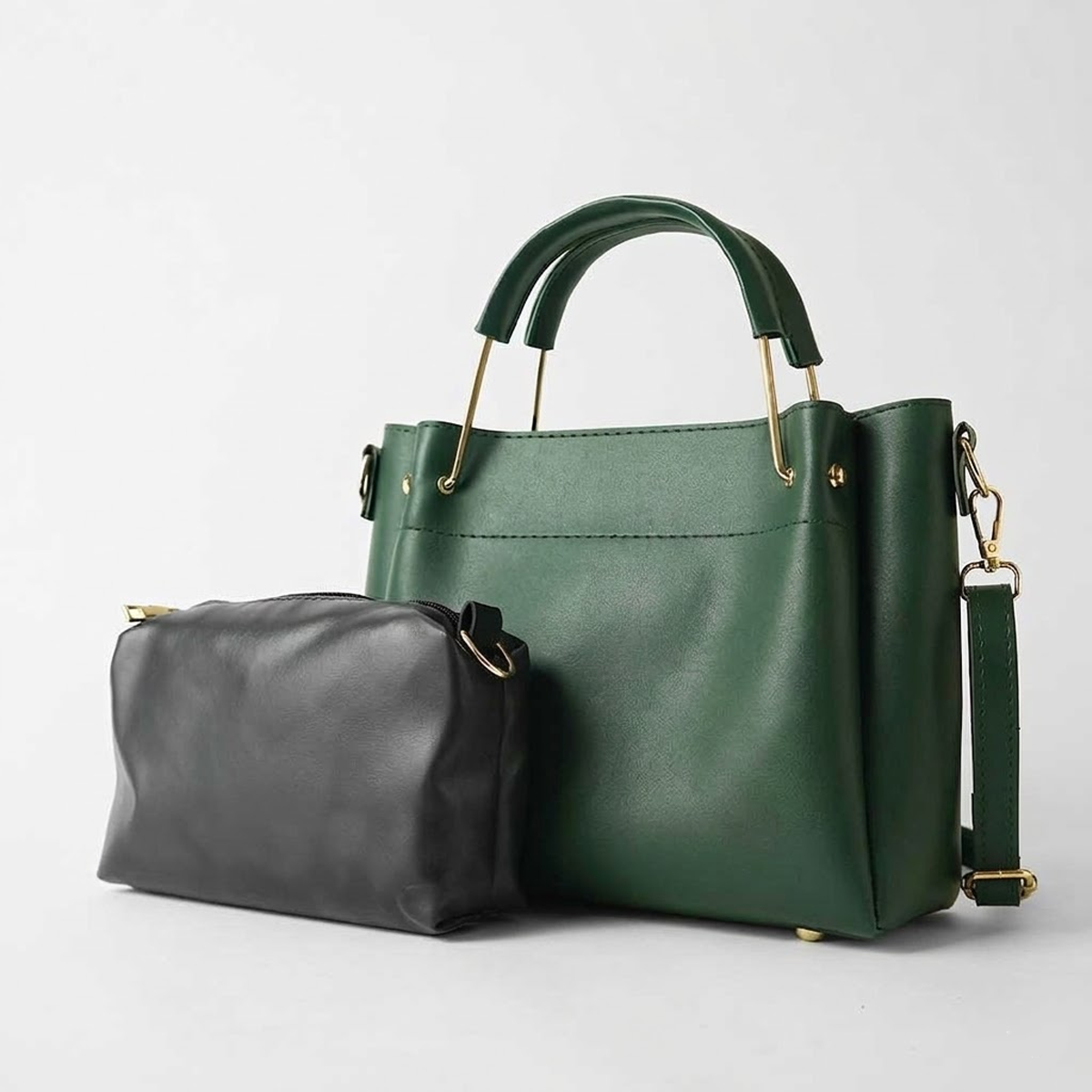 Mini Emerald set of 2 Bag Green