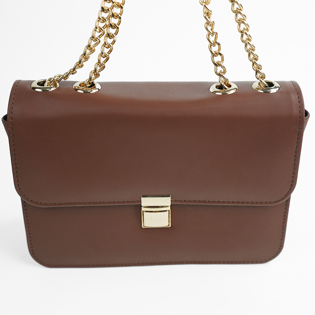 Aurelia Chain Bag Brown