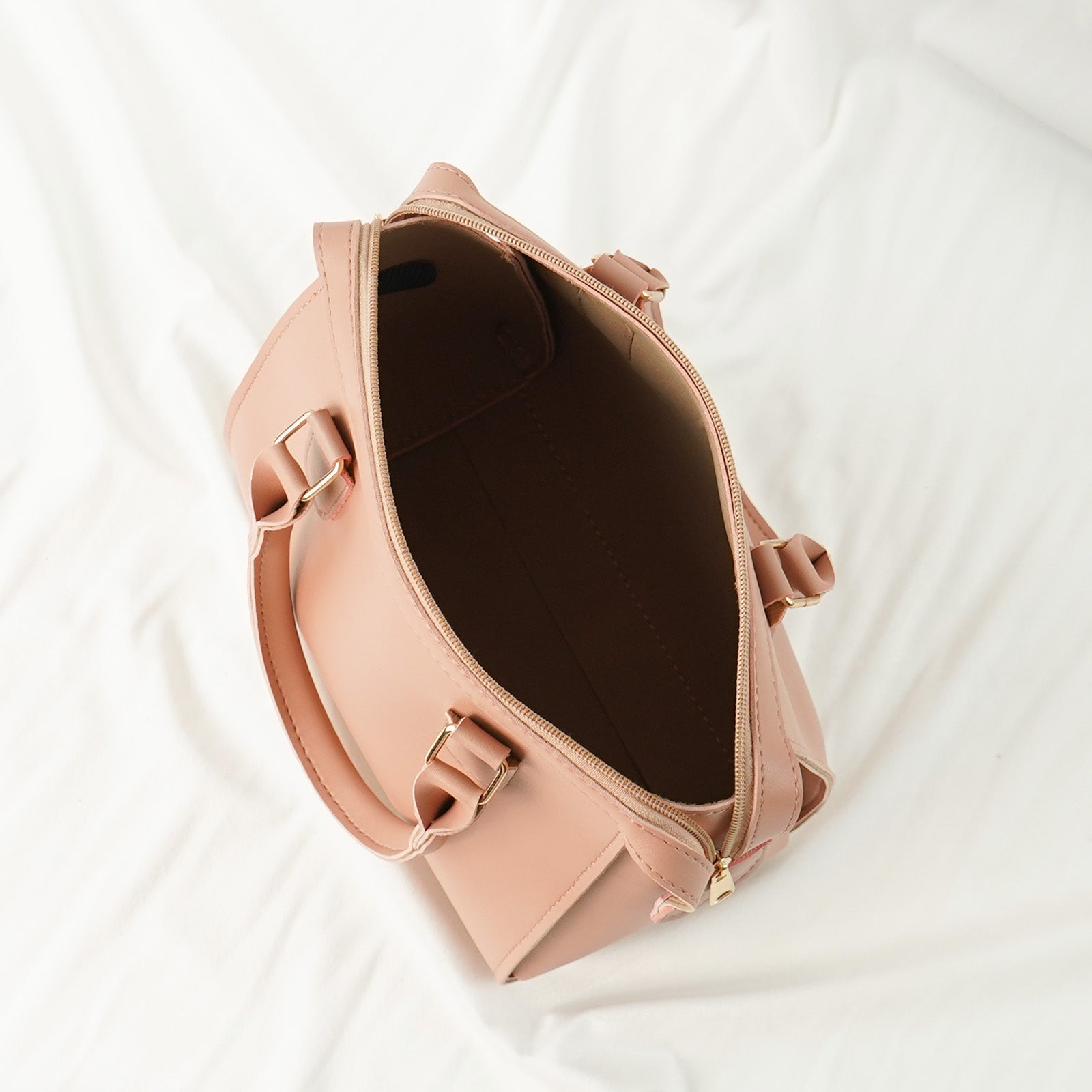 Olive Bag Set of 3 Peach