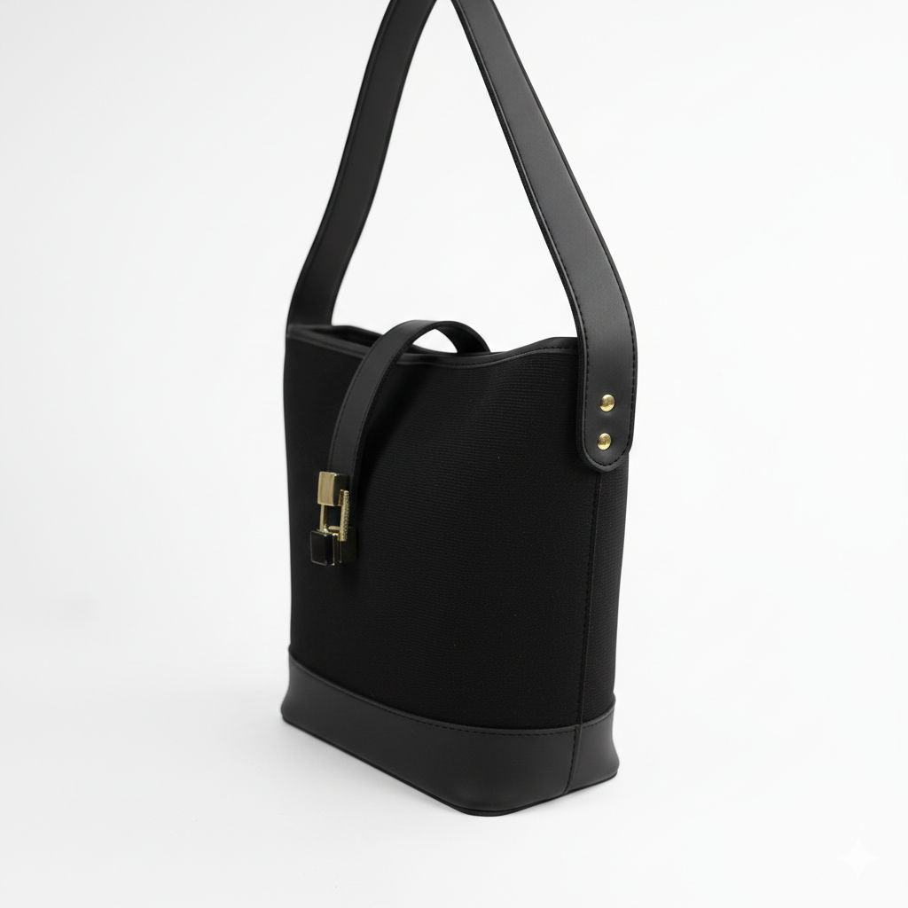 Solea Bucket Bag Black