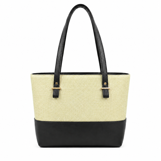 Canvas Classic Combo Tote set of 2 Boski & Black