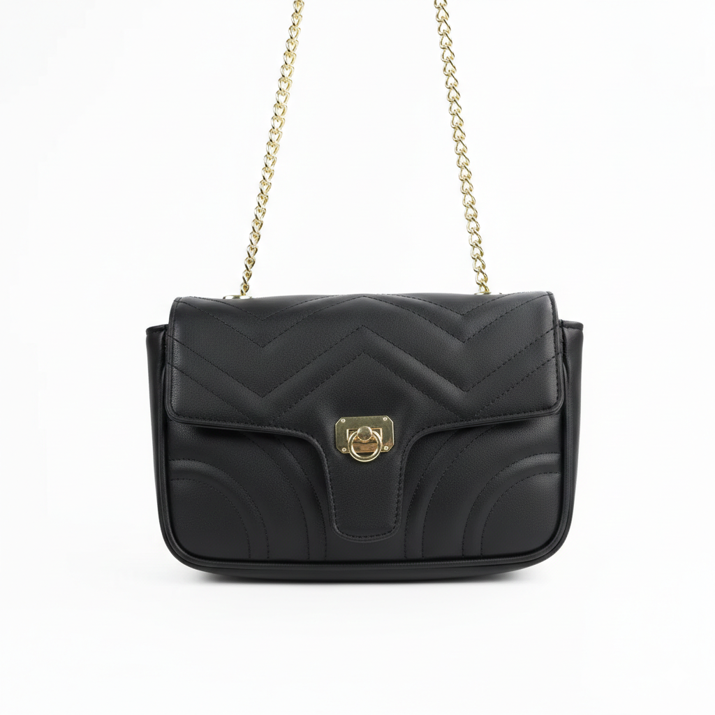 Aria Quilted Bag Black