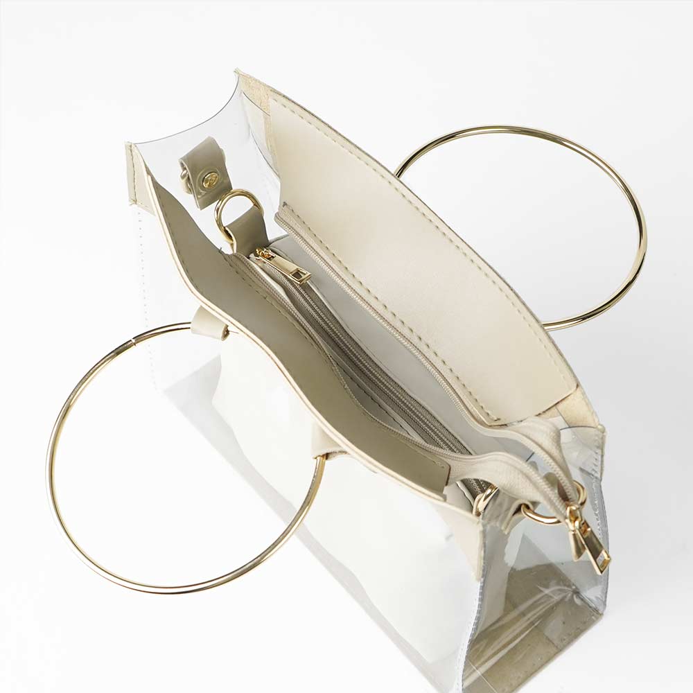 Acrylic Bag Beige - astorebags.pk