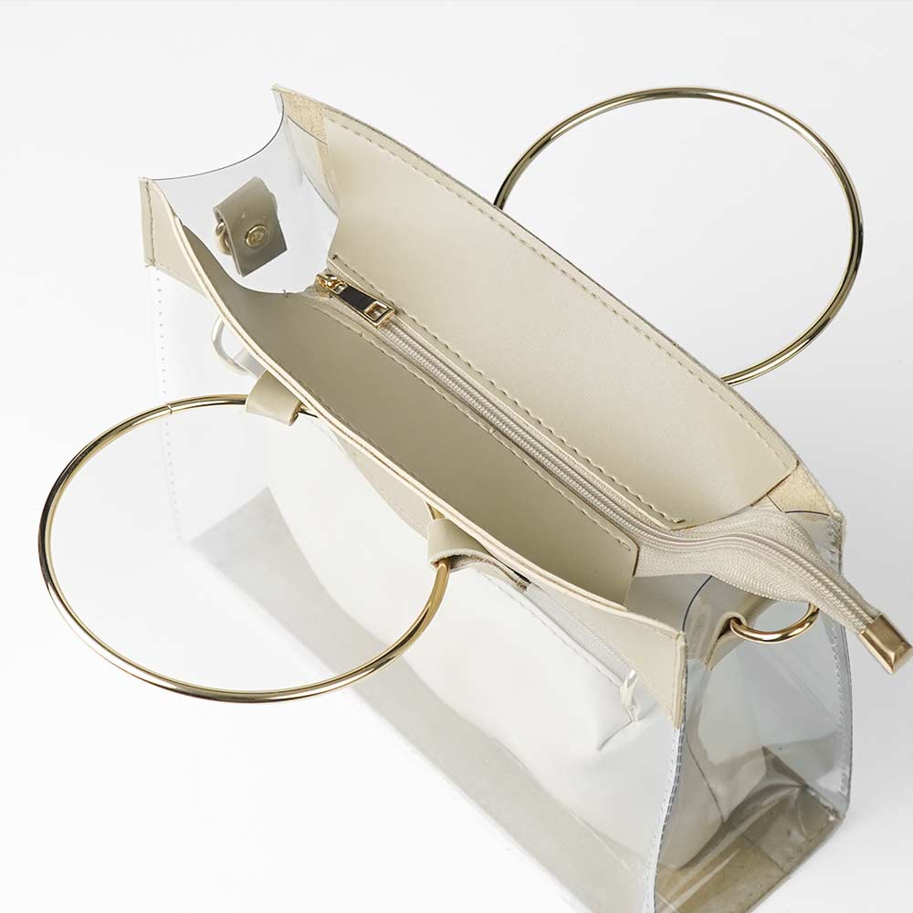 Acrylic Bag Beige - astorebags.pk