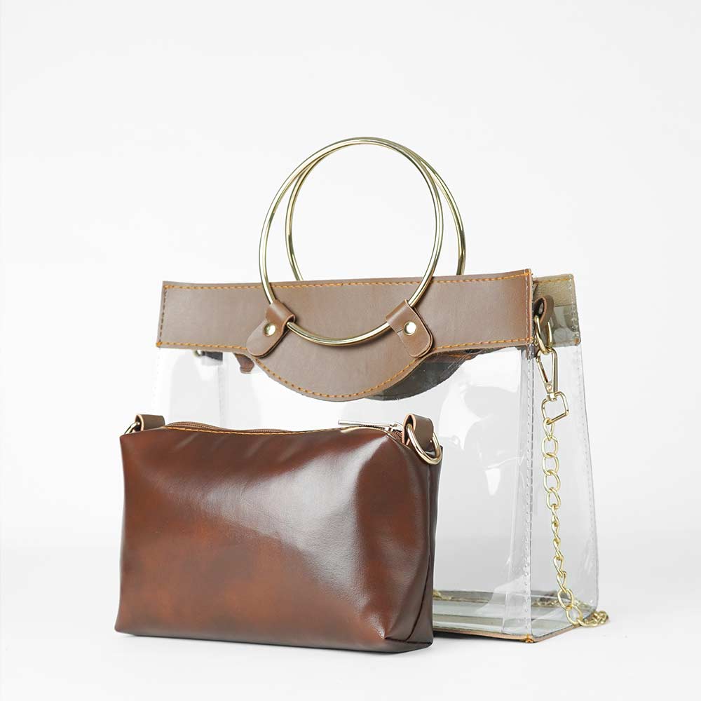 Acrylic Bag Brown - astorebags.pk