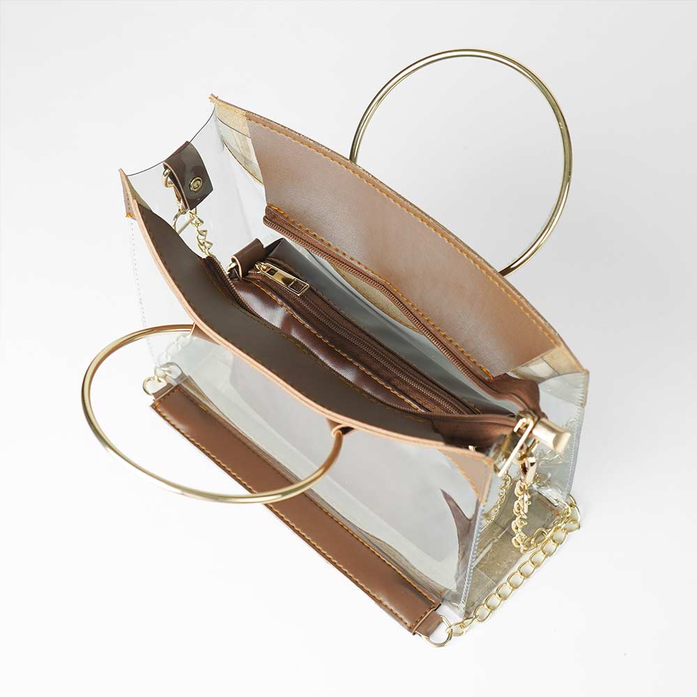 Acrylic Bag Brown - astorebags.pk