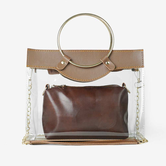 Acrylic Bag Brown - astorebags.pk