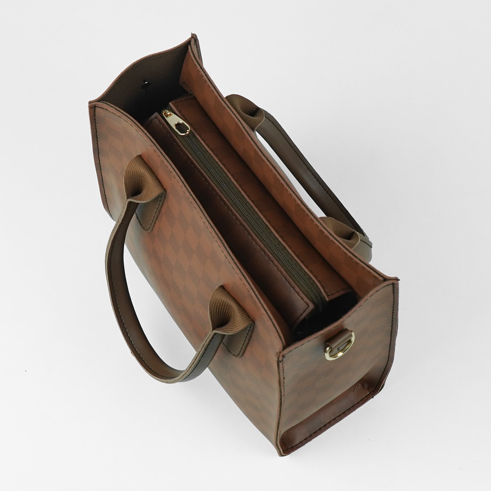 catchy bag brown (checkered) - astorebags.pk