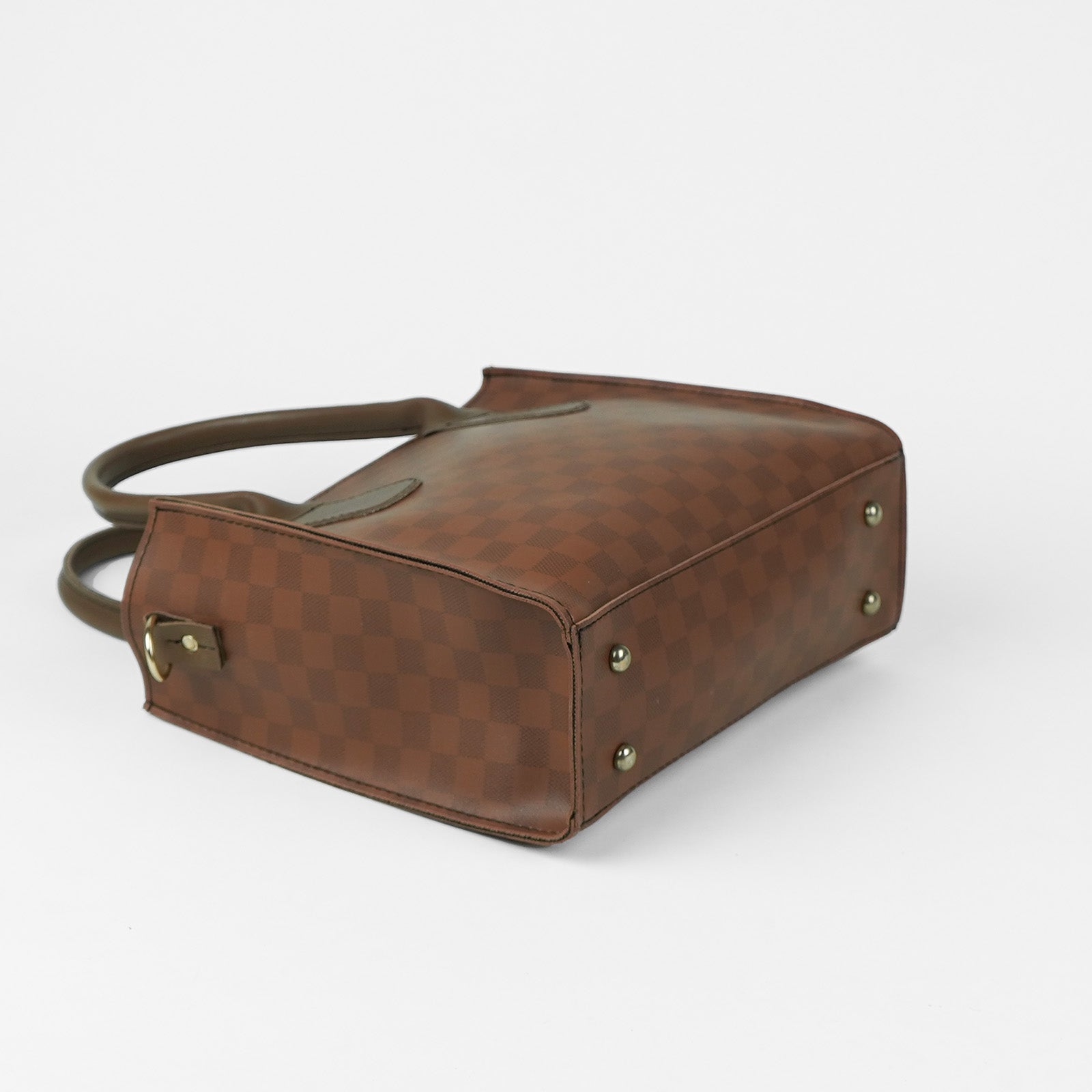 catchy bag brown (checkered) - astorebags.pk