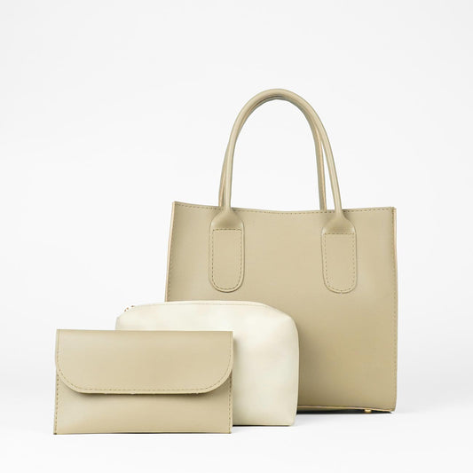 catchy bag set of 3 beige - astorebags.pk