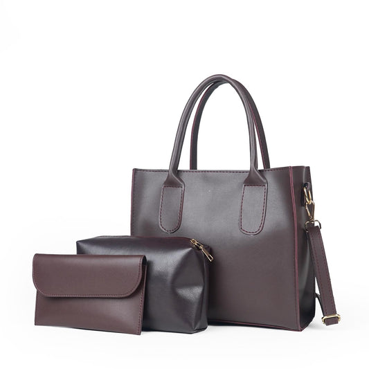 catchy bag set of 3 maroon - astorebags.pk