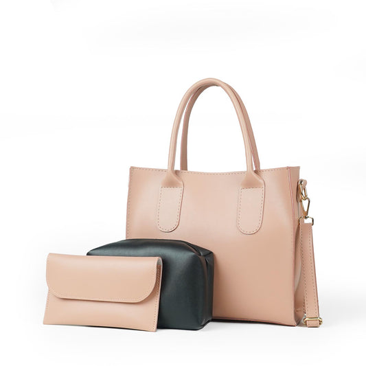 catchy bag set of 3 peach - astorebags.pk