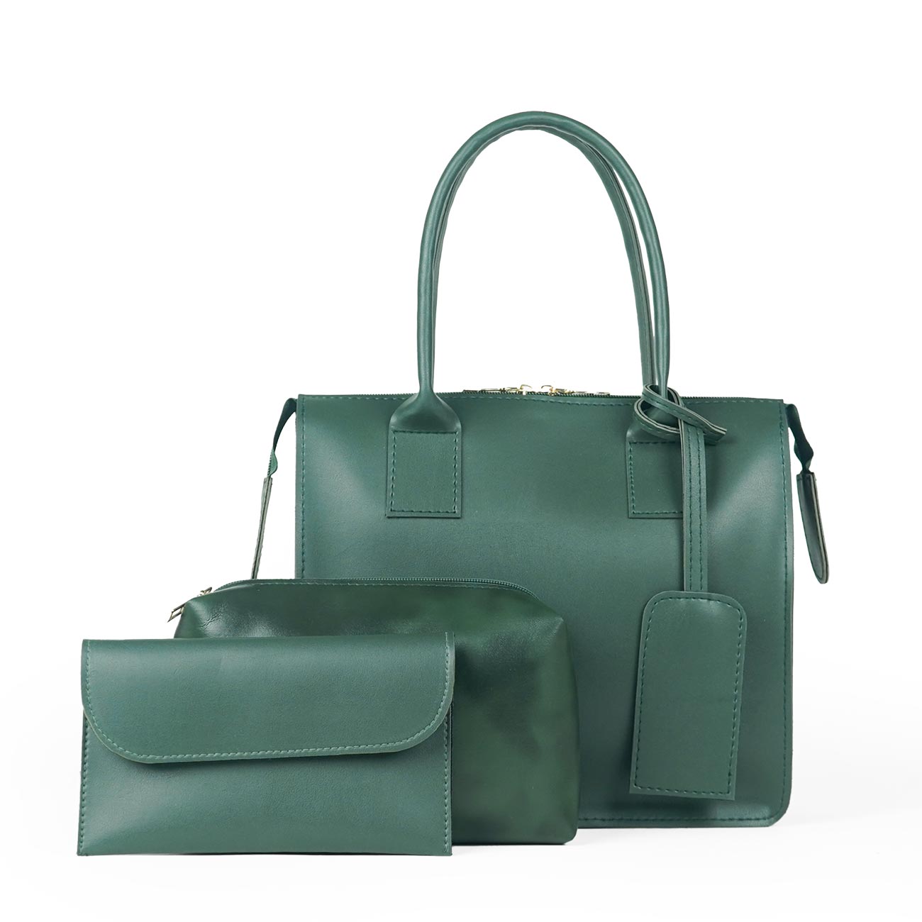 Clever set of 3 Bag Green - astorebags.pk