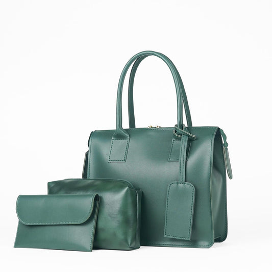 Clever set of 3 Bag Green - astorebags.pk
