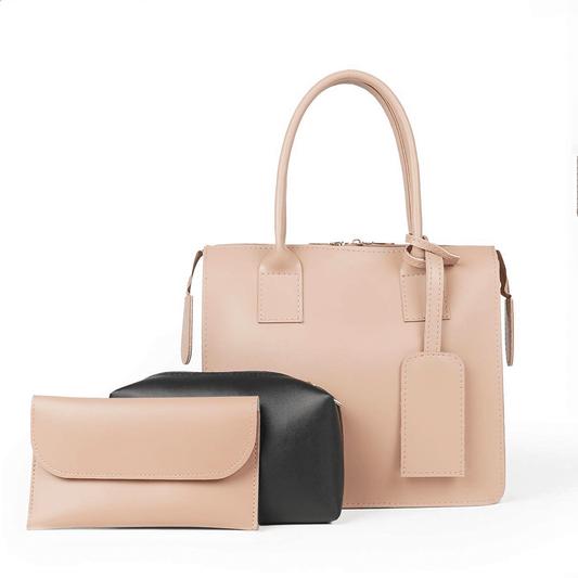 Clever set of 3 Bag peach - astorebags.pk