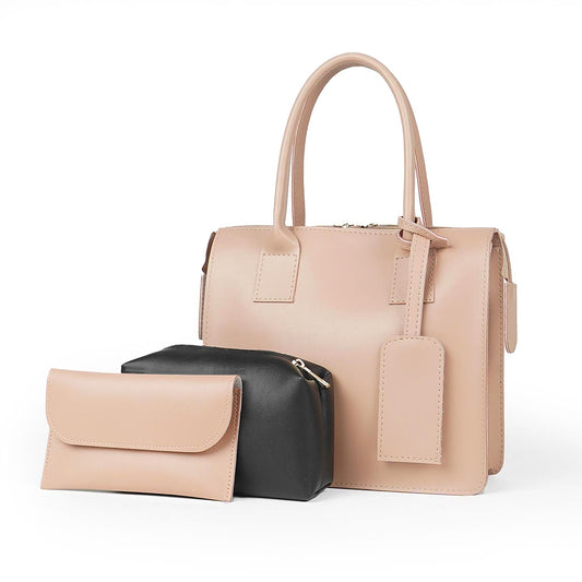 Clever set of 3 Bag peach - astorebags.pk