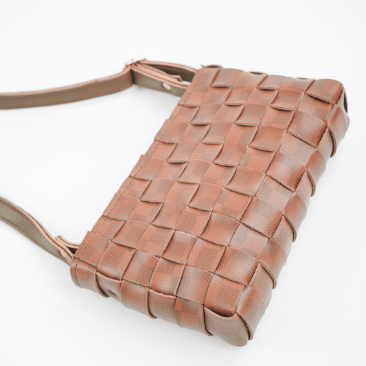 Cot Bag Brown (checkered) - astorebags.pk