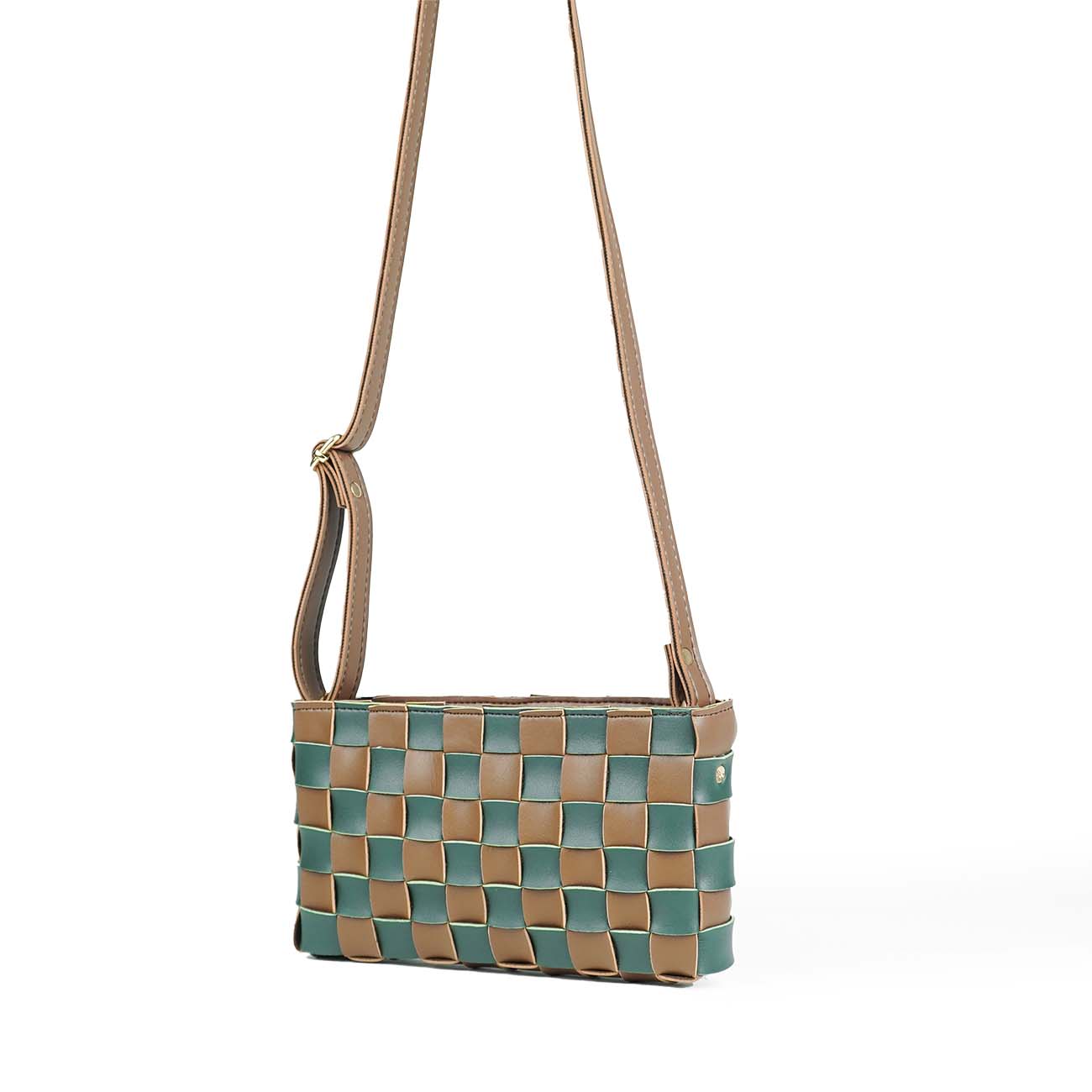 Cot Bag (Green & Brown) - astorebags.pk