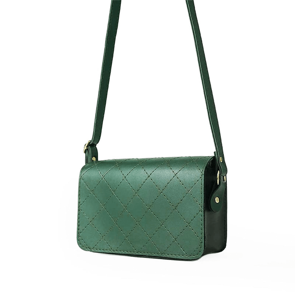 Cross Stitch Crossbody Bag Green - astorebags.pk