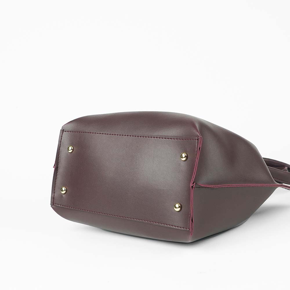 Daily Tote Bag Maroon - astorebags.pk