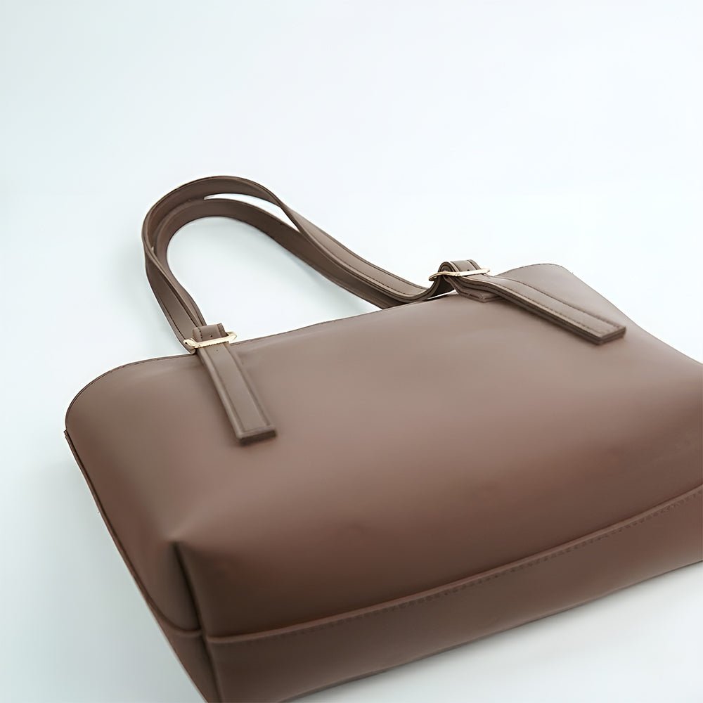 Elara Tote Bag Brown - astorebags.pk