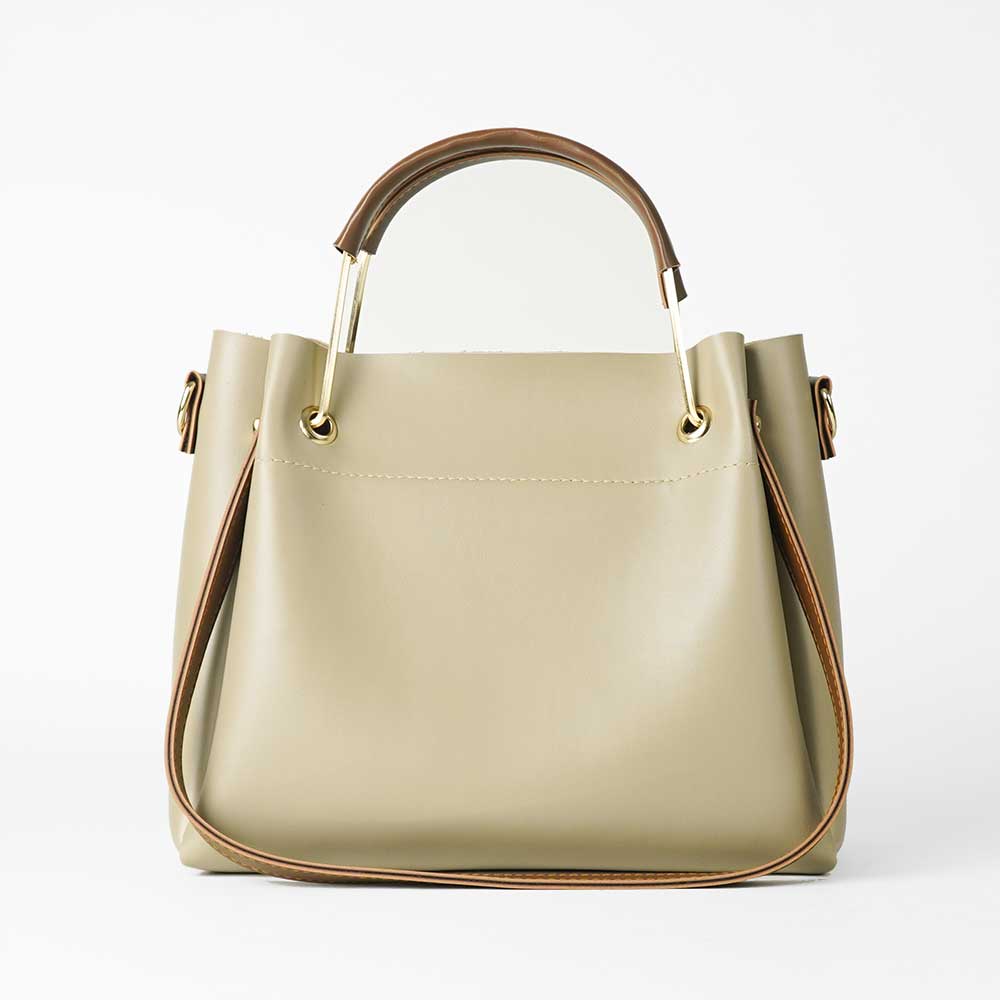 Emerald set of 2 Bag with pouch (Beige) - astorebags.pk