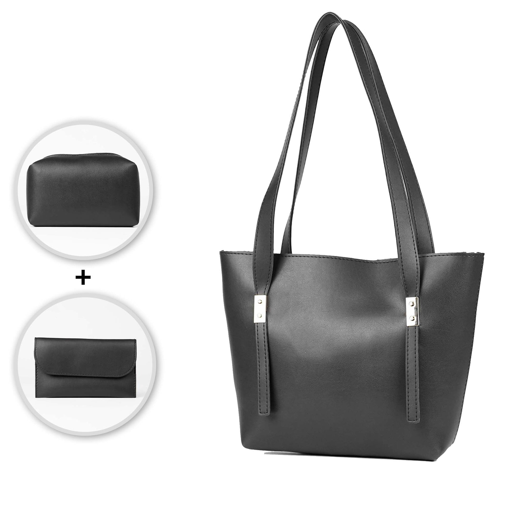 Falcon tote set of 3 Bag black - astorebags.pk