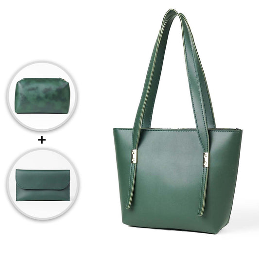 Falcon tote set of 3 Bag green - astorebags.pk