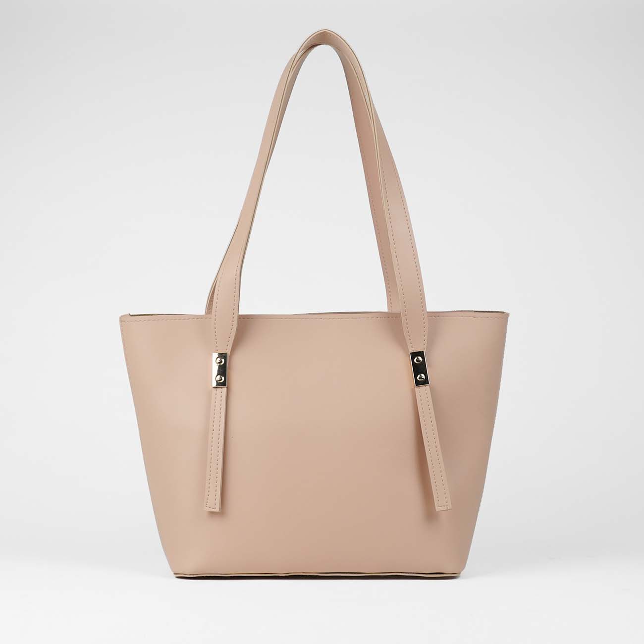 Falcon tote set of 3 Bag peach - astorebags.pk