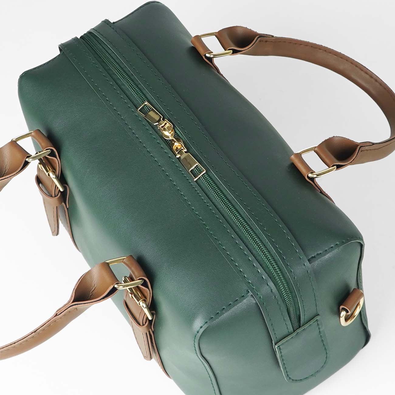 Fly bag green & brown - astorebags.pk