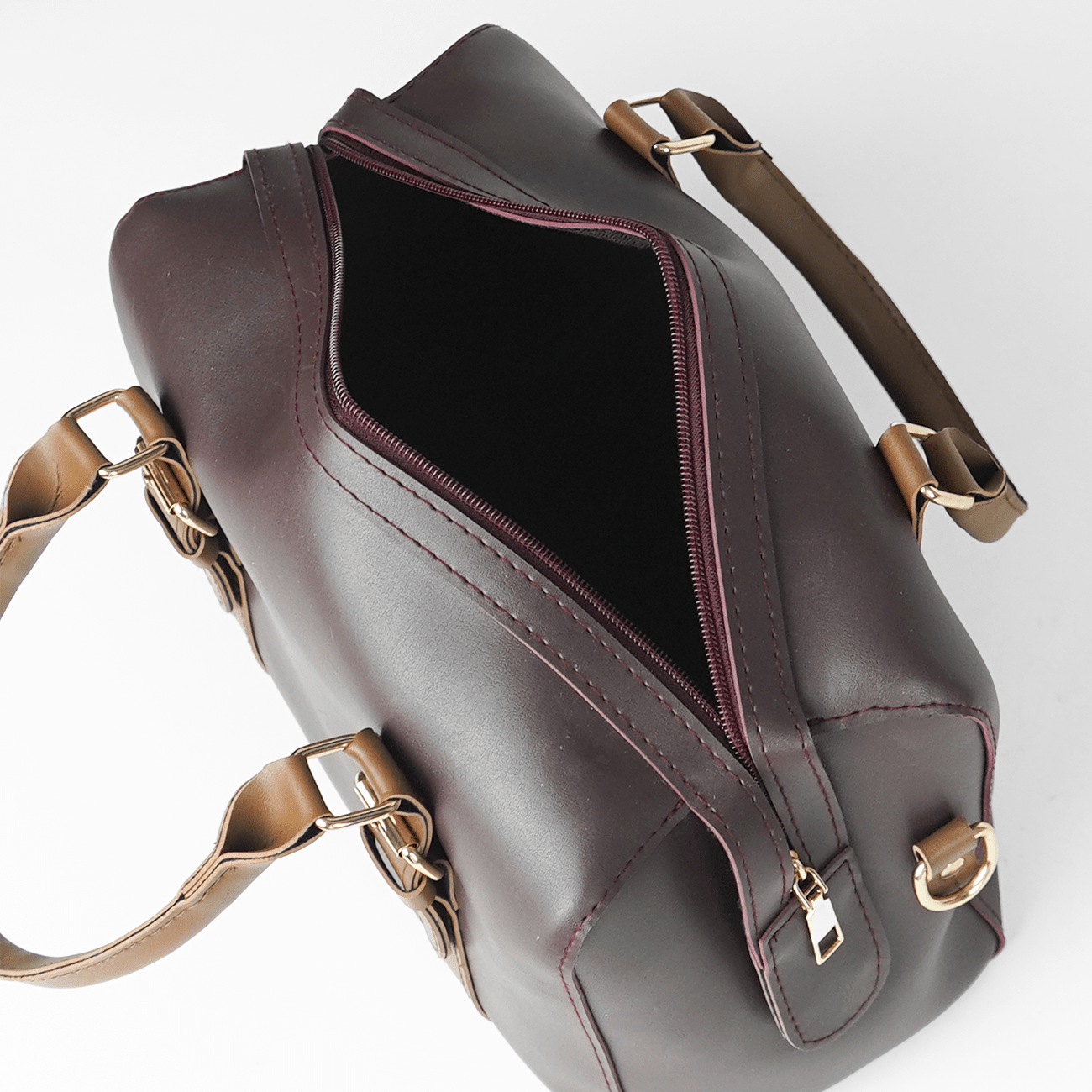 Fly bag maroon & brown - astorebags.pk