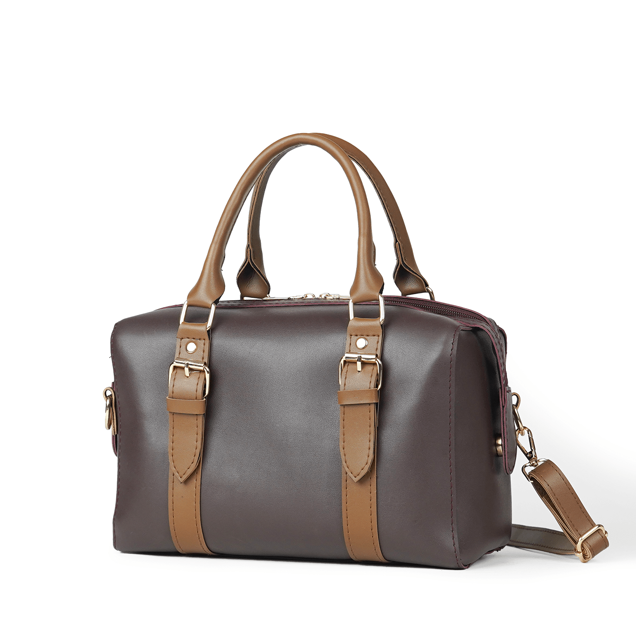 Fly bag maroon & brown - astorebags.pk
