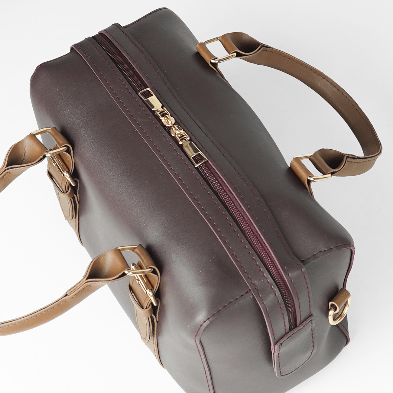 Fly bag maroon & brown - astorebags.pk