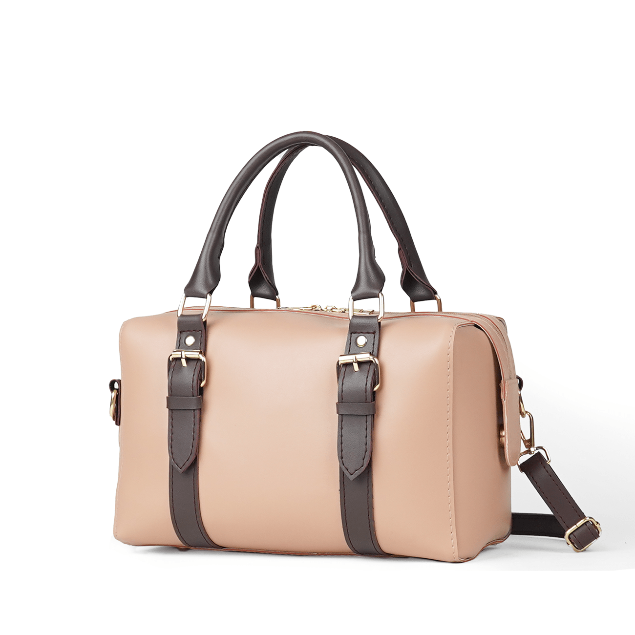 Fly bag peach & maroon - astorebags.pk