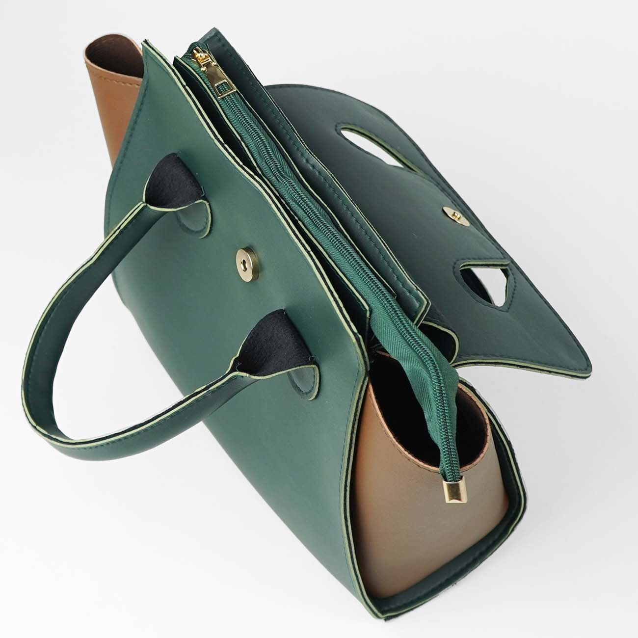 Greek set of 3 Bag green & brown - astorebags.pk